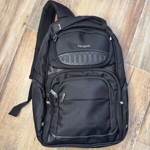 Targus Black Backpack Sling Bag Laptop Travel Work School Bag